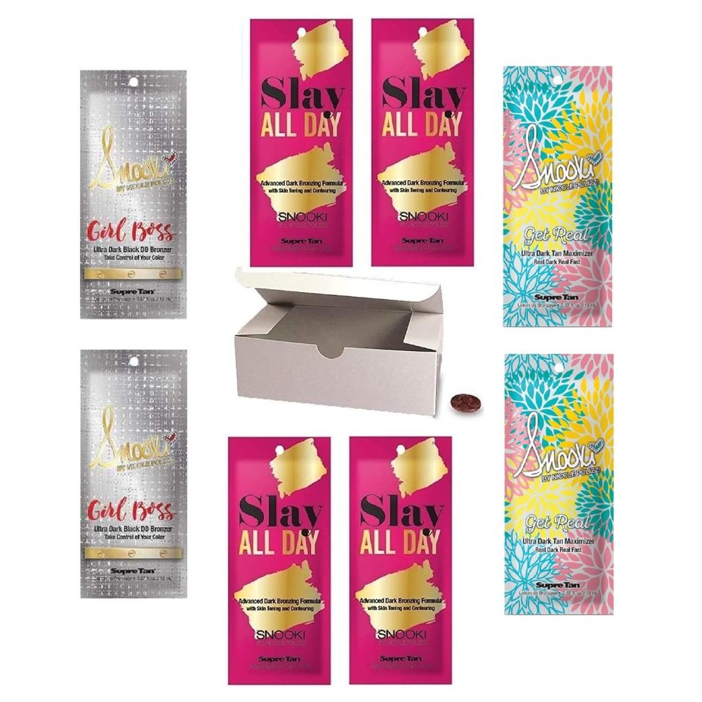 8 Snooki Tanning Lotion Packets